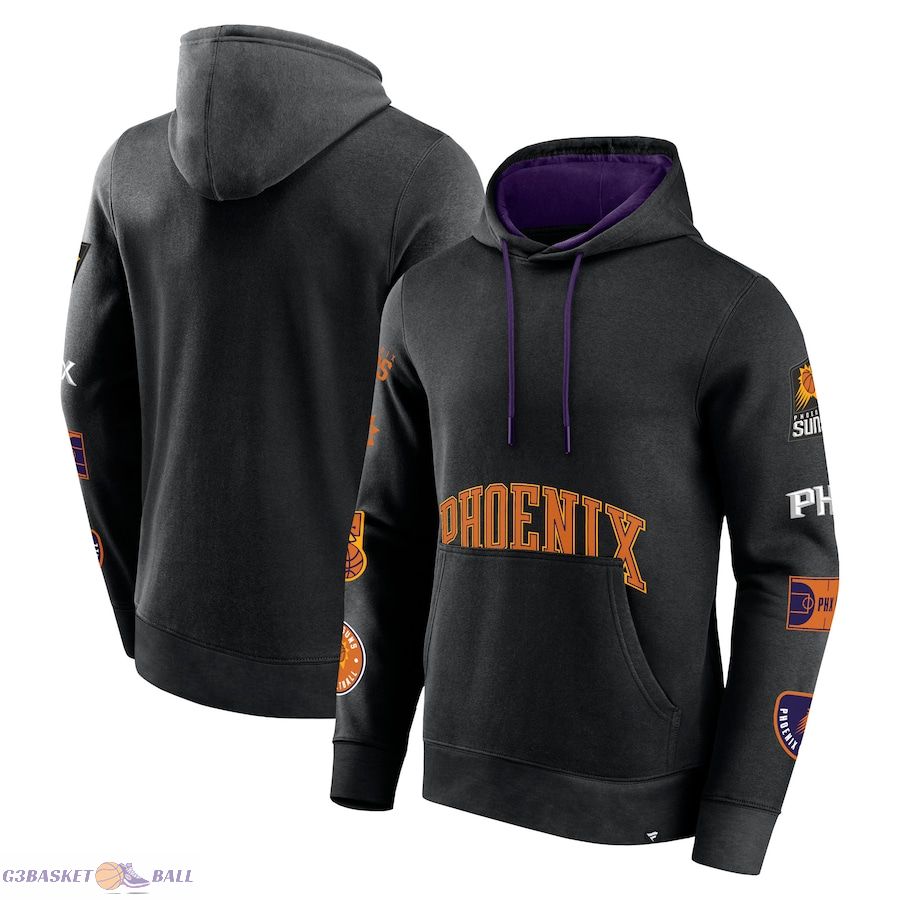 Men's Phoenix Suns Fanatics Black Home Court Pullover Hoodie