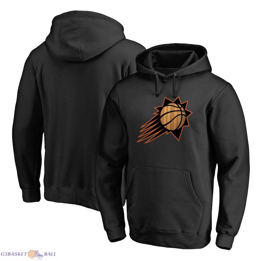 Men's Phoenix Suns Black Hardwood Pullover Hoodie