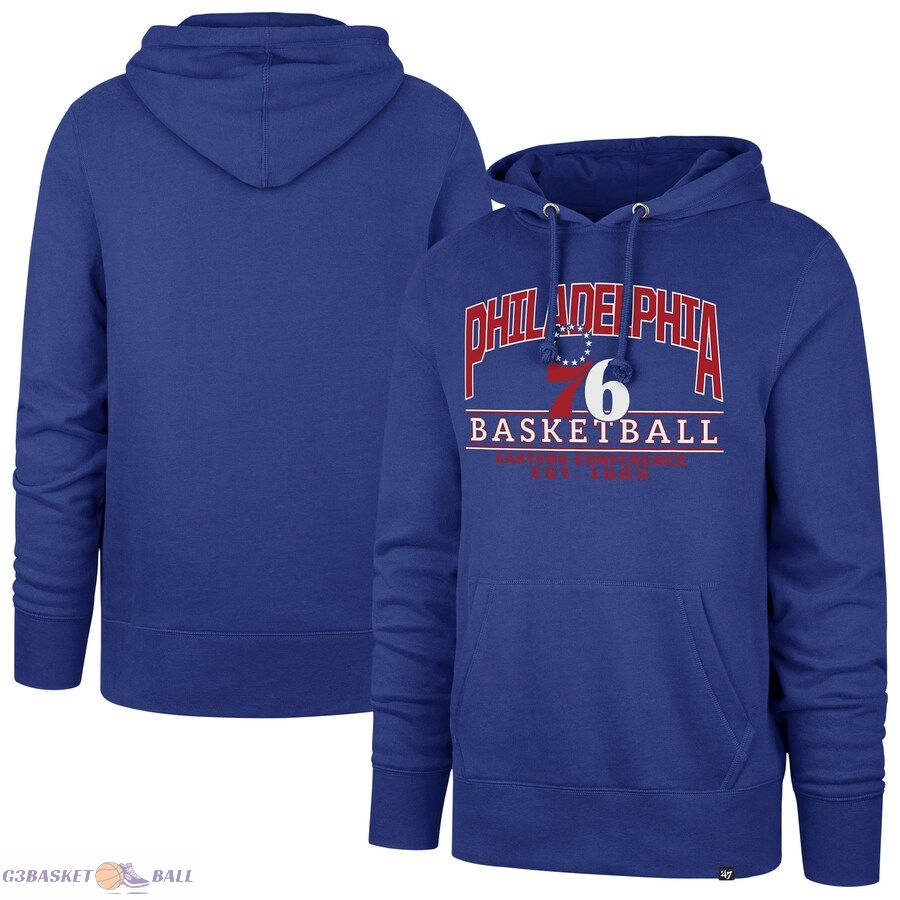 Unisex Philadelphia 76ers '47 Royal Good Call Headline Pullover Hoodie