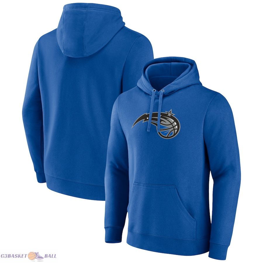 Men's Orlando Magic Fanatics Blue Primary Logo Pullover Hoodie