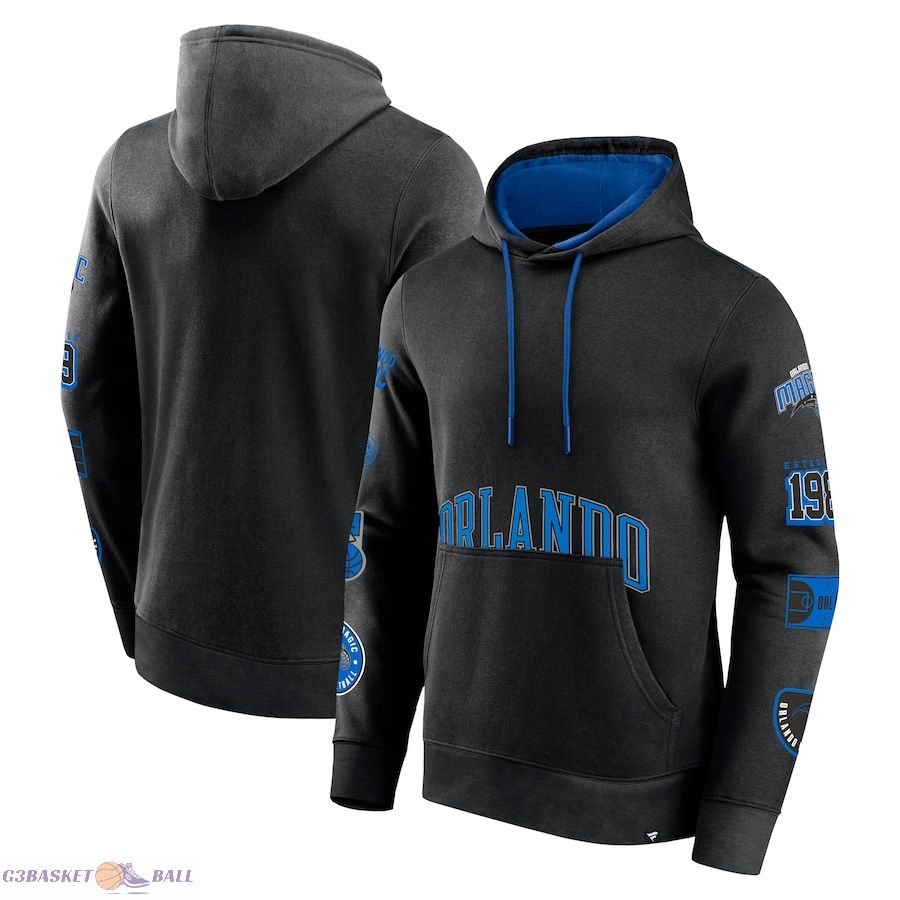 Men's Orlando Magic Fanatics Black Home Court Pullover Hoodie