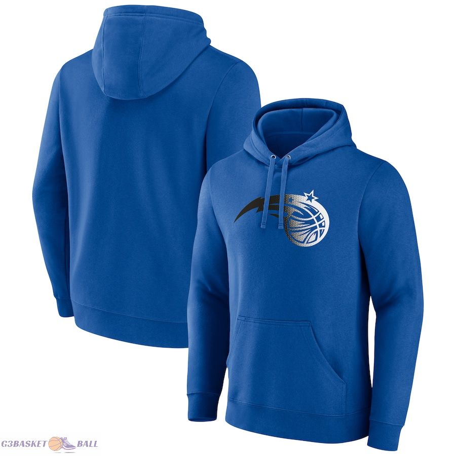 Men's Orlando Magic Blue Gradient Logo Pullover Hoodie