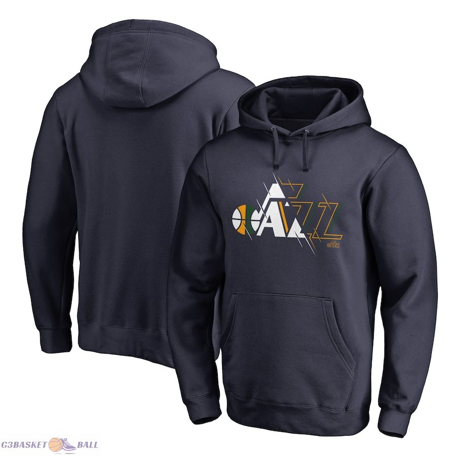 Men's Utah Jazz Navy X-Ray Pullover Hoodie