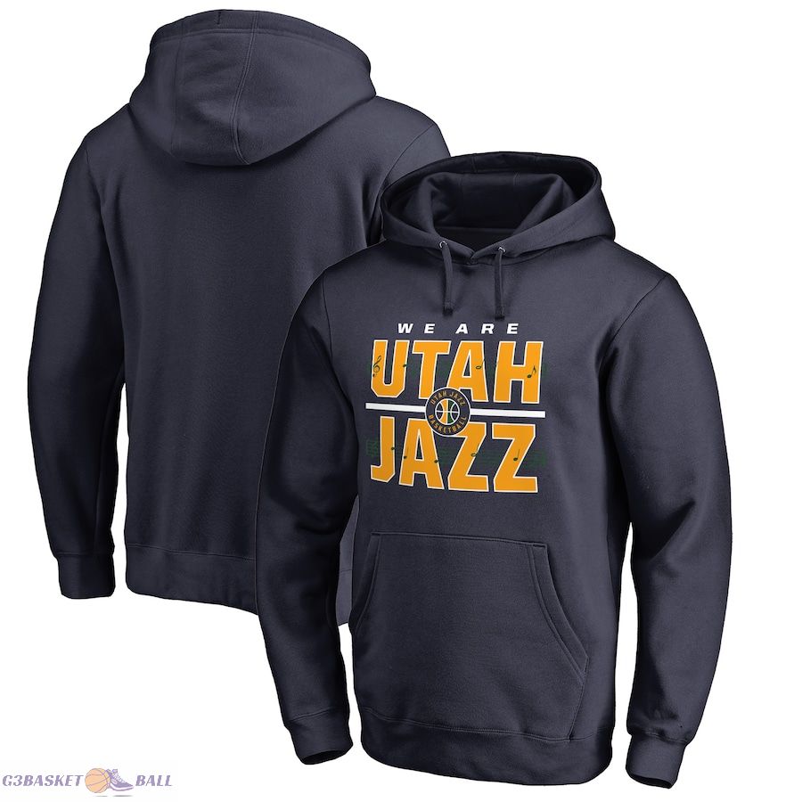 Men's Utah Jazz Navy We Are Jazz Hometown Collection Pullover Hoodie