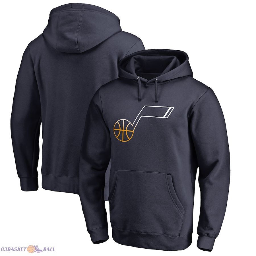 Men's Utah Jazz Navy Gradient Logo Pullover Hoodie