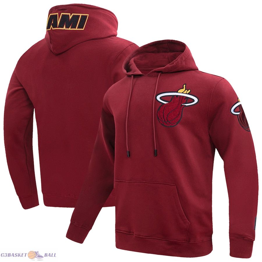 Men's Miami Heat Pro Standard Red Classic Pullover Hoodie