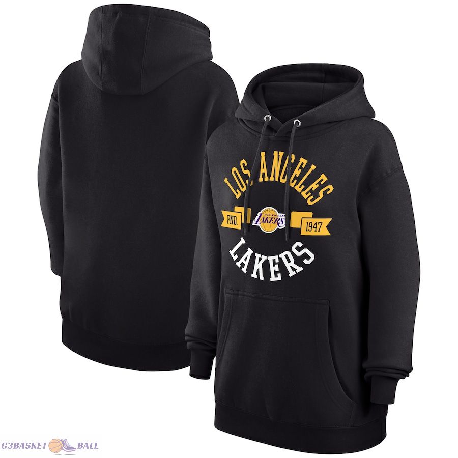 Women's Los Angeles Lakers G-III 4Her by Carl Banks Black City Pullover Hoodie