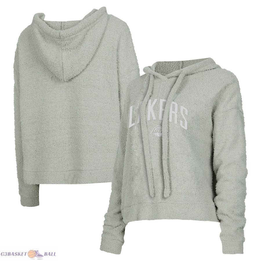 Women's Los Angeles Lakers Concepts Sport Gray {Ventura Comfy Pullover Hoodie