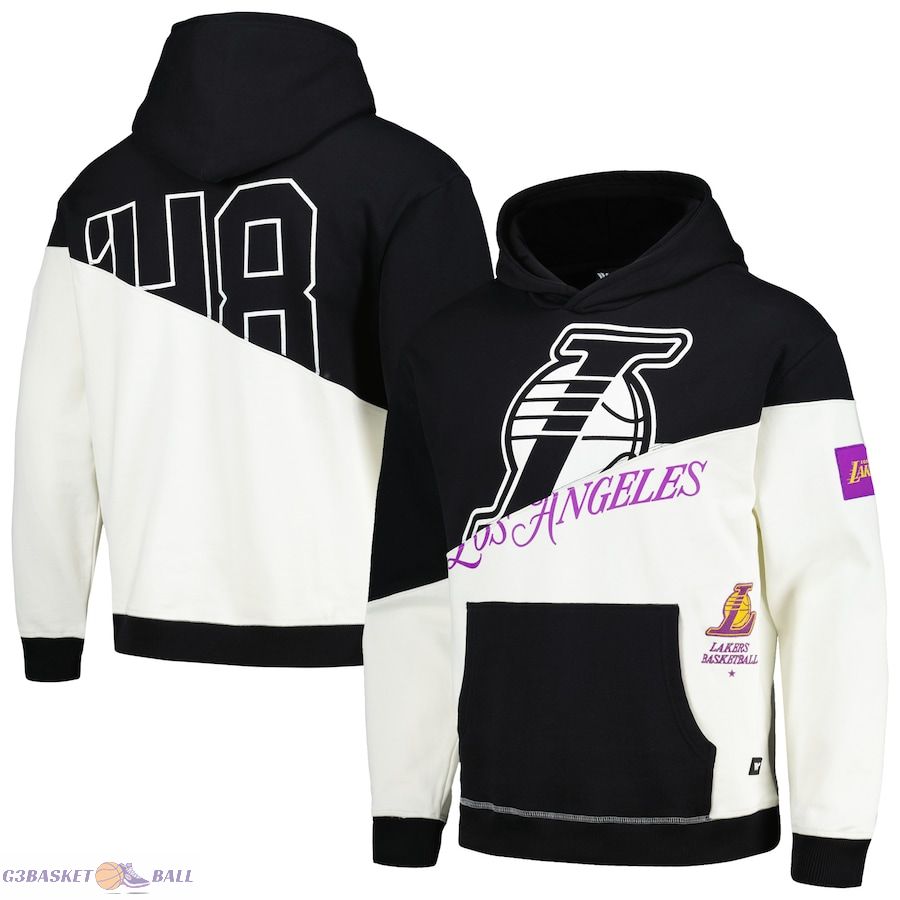 Unisex Los Angeles Lakers The Wild Collective Black Split Pullover Hoodie