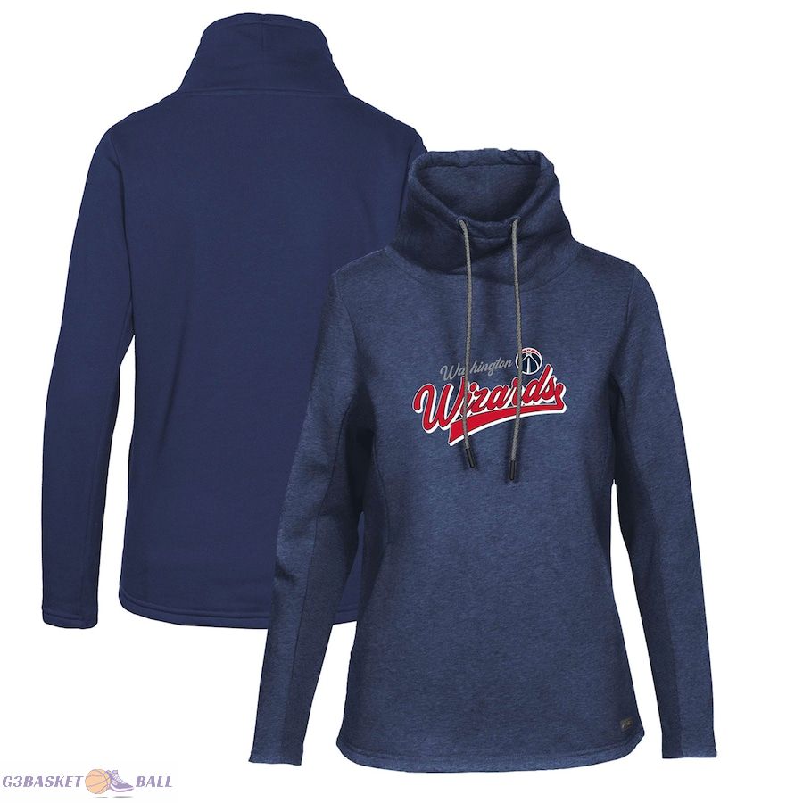 Women's Washington Wizards Levelwear Navy Loop Retro Pullover Hoodie