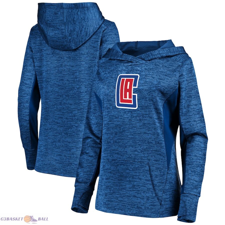 Women's LA Clippers Fanatics Royal Showtime Done Better Pullover Hoodie