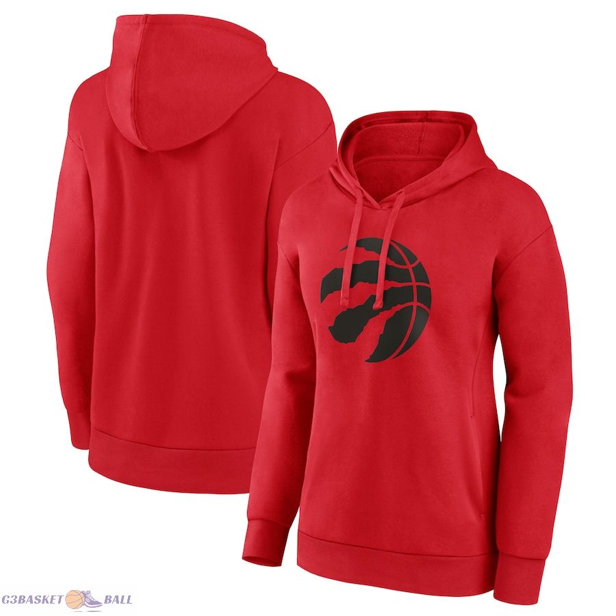 Women's Toronto Raptors Red Alternate Logo Pullover Hoodie