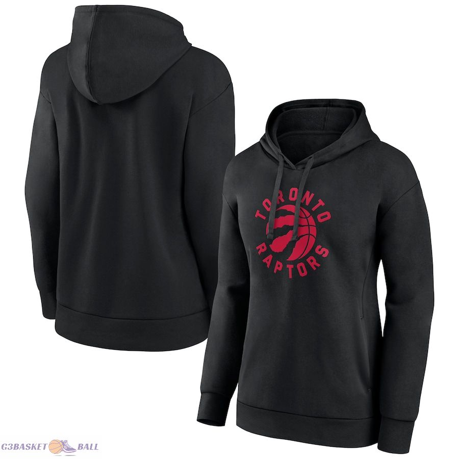 Women's Toronto Raptors Red Alternate Logo Pullover Hoodie