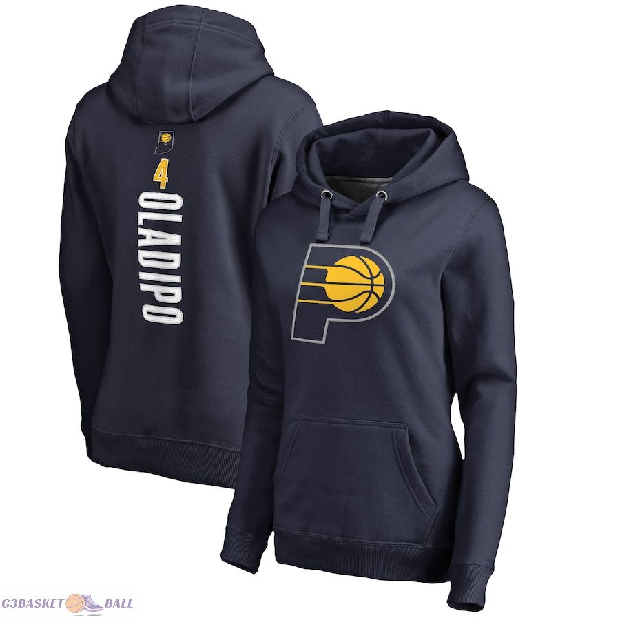 Women's Indiana Pacers Victor Oladipo Fanatics Navy Backer Pullover Hoodie