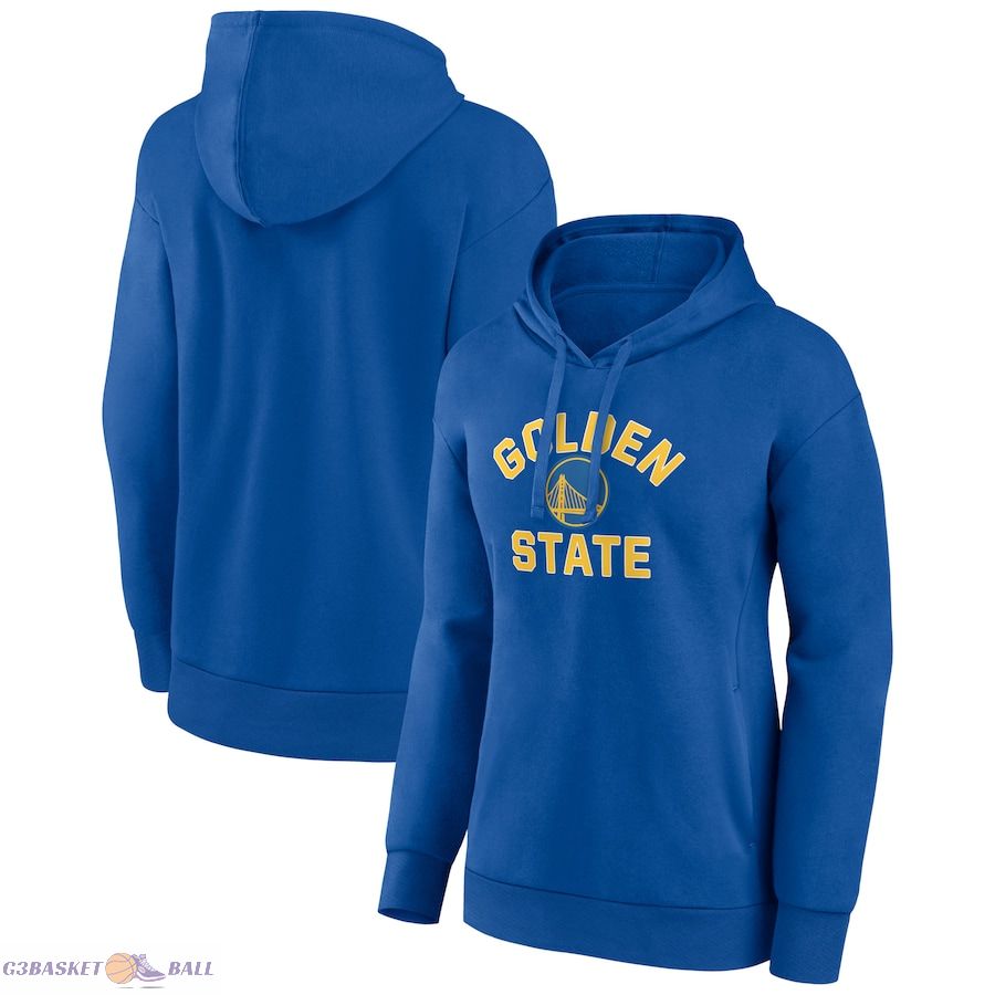 Women's Golden State Warriors Royal Overtime Pullover Hoodie