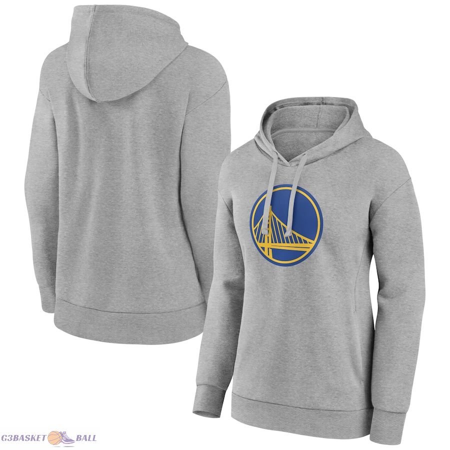 Women's Golden State Warriors Gray Alternate Logo Pullover Hoodie