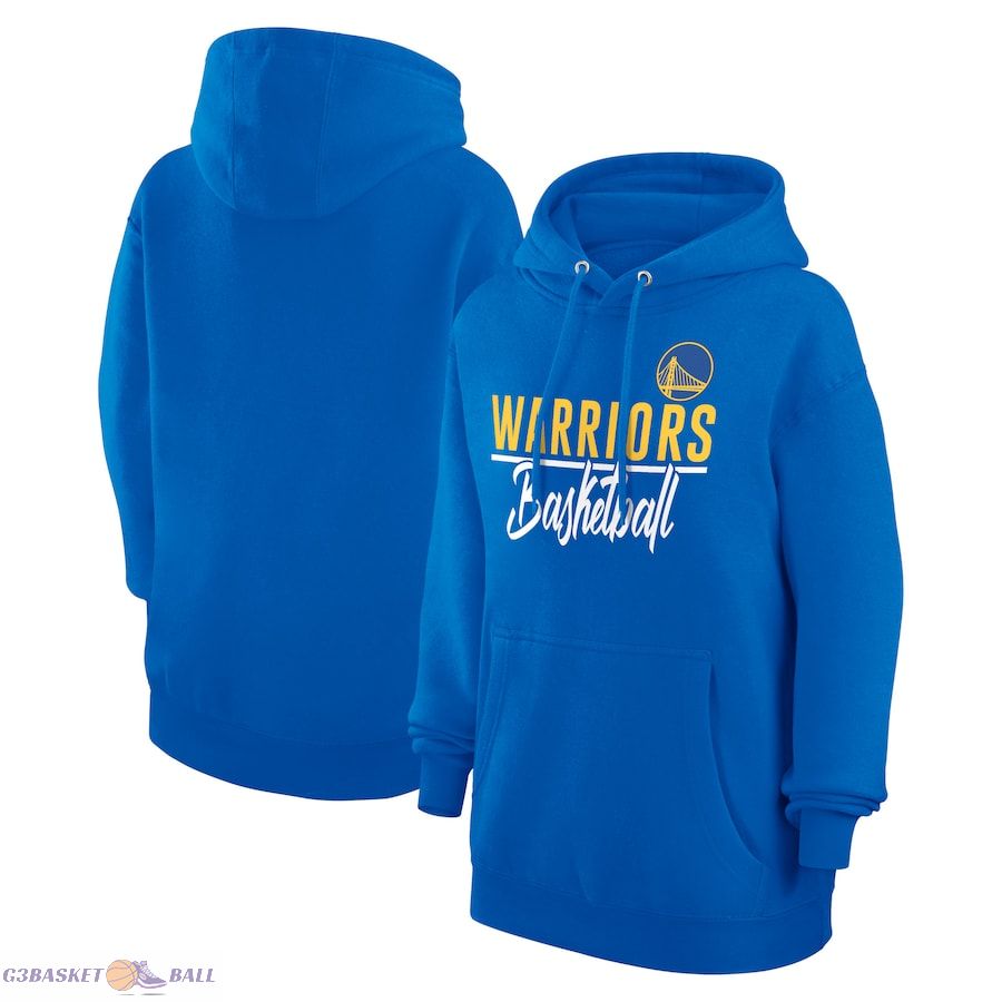 Women's Golden State Warriors G-III 4Her by Carl Banks Royal Graphics Fleece Pullover Hoodie