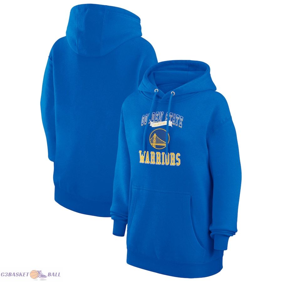 Women's Golden State Warriors G-III 4Her by Carl Banks Royal Graphic Fleece Pullover Hoodie