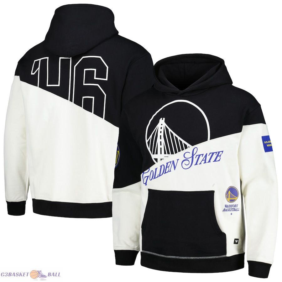 Unisex Golden State Warriors The Wild Collective Black Split Pullover Hoodie