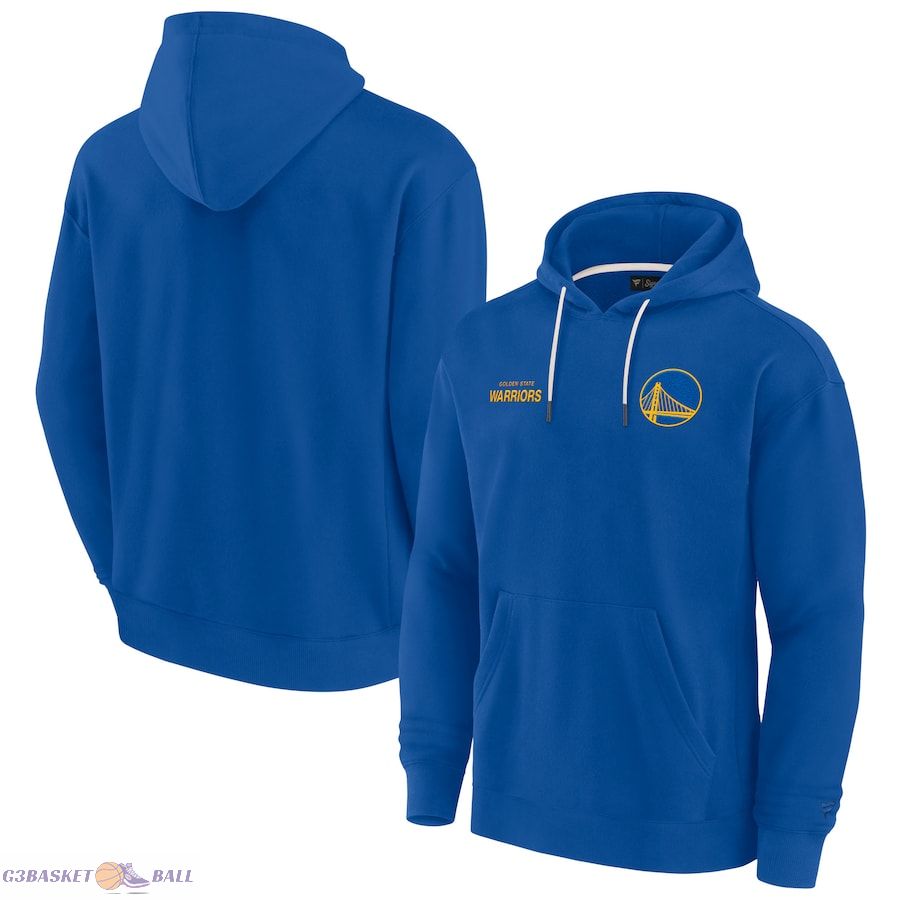 Unisex Golden State Warriors Fanatics Royal Elements Super Soft Fleece Pullover Hoodie