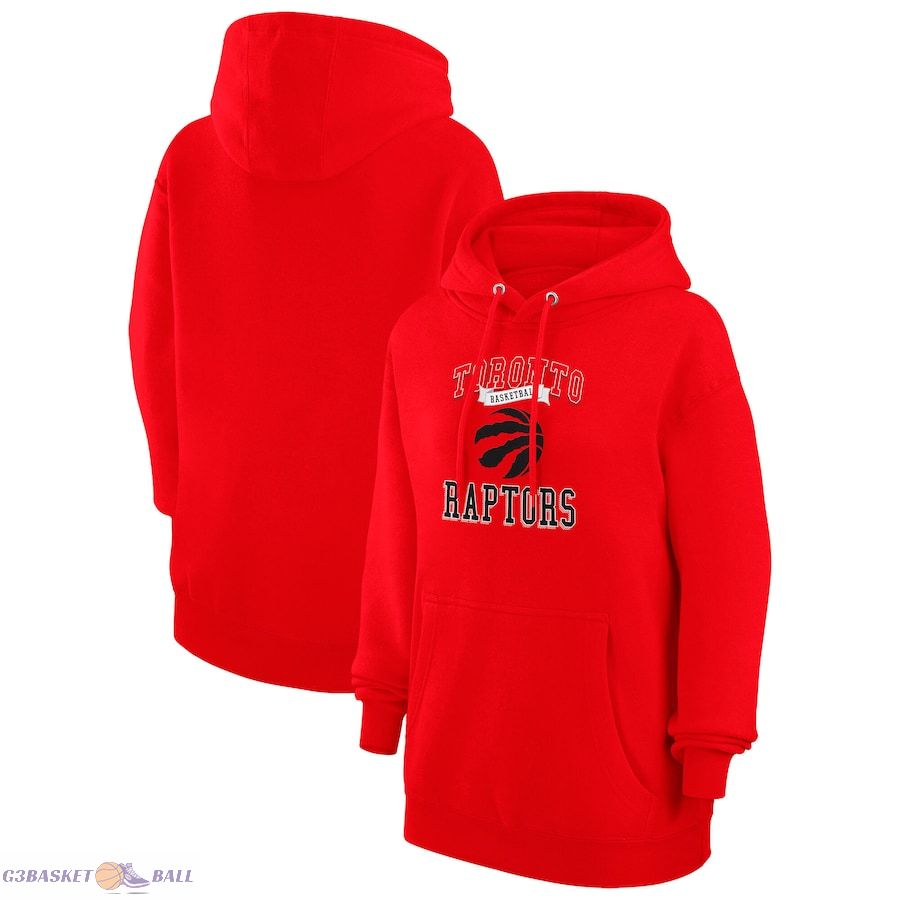 Women's Toronto Raptors G-III 4Her by Carl Banks Red Graphic Fleece Pullover Hoodie