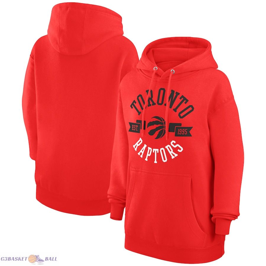 Women's Toronto Raptors G-III 4Her by Carl Banks Red City Pullover Hoodie