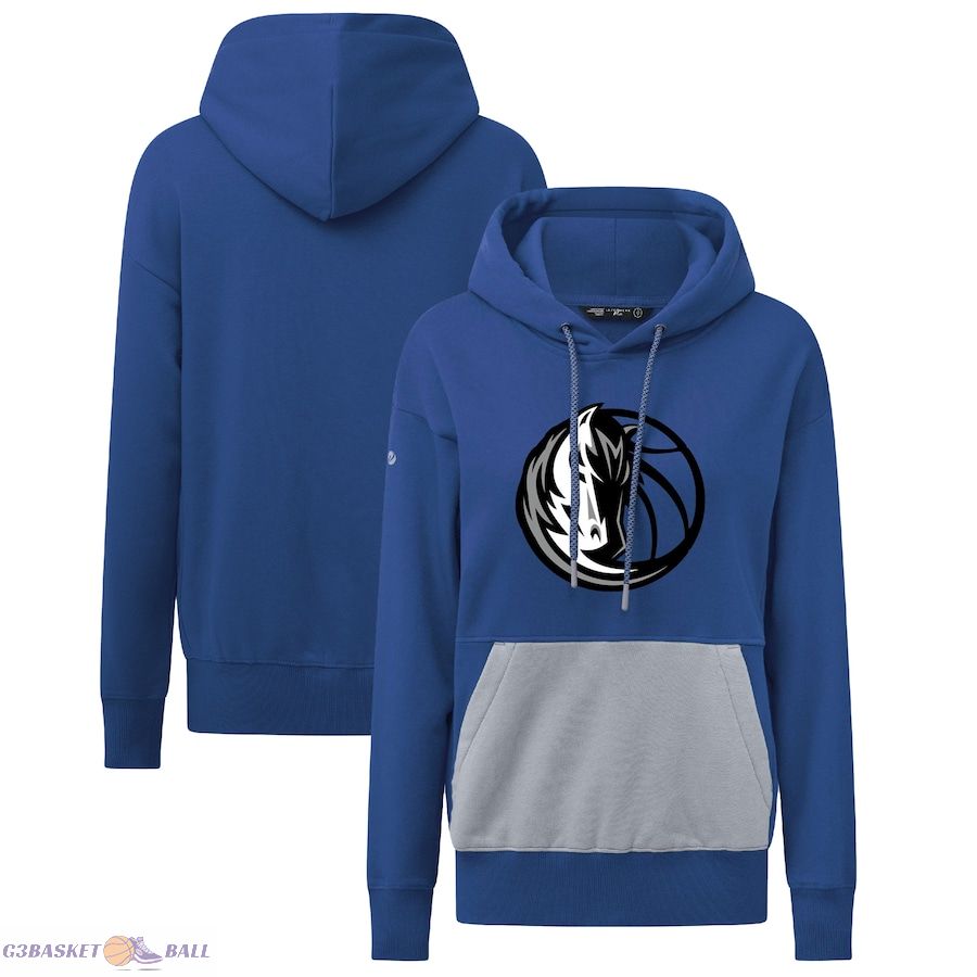 Women's Dallas Mavericks Levelwear Blue Bonfire Pullover Hoodie