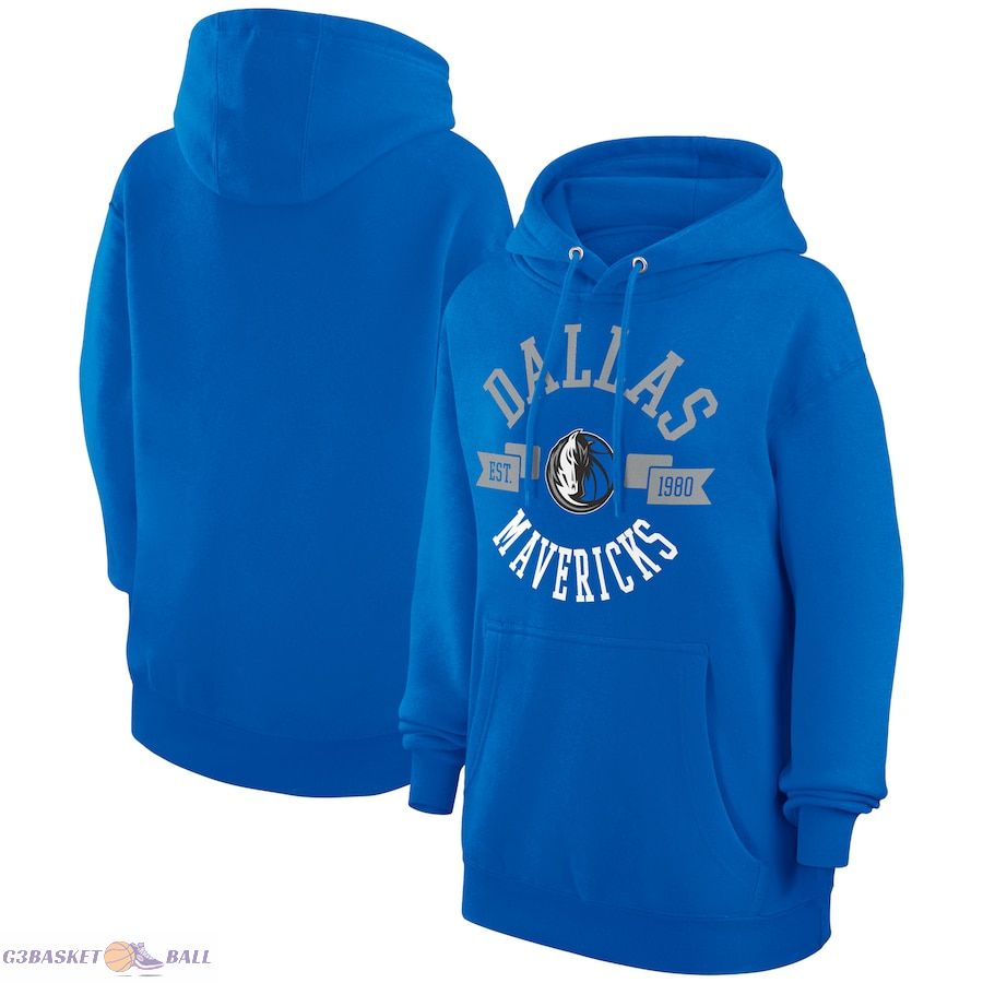 Women's Dallas Mavericks G-III 4Her by Carl Banks Blue City Pullover Hoodie