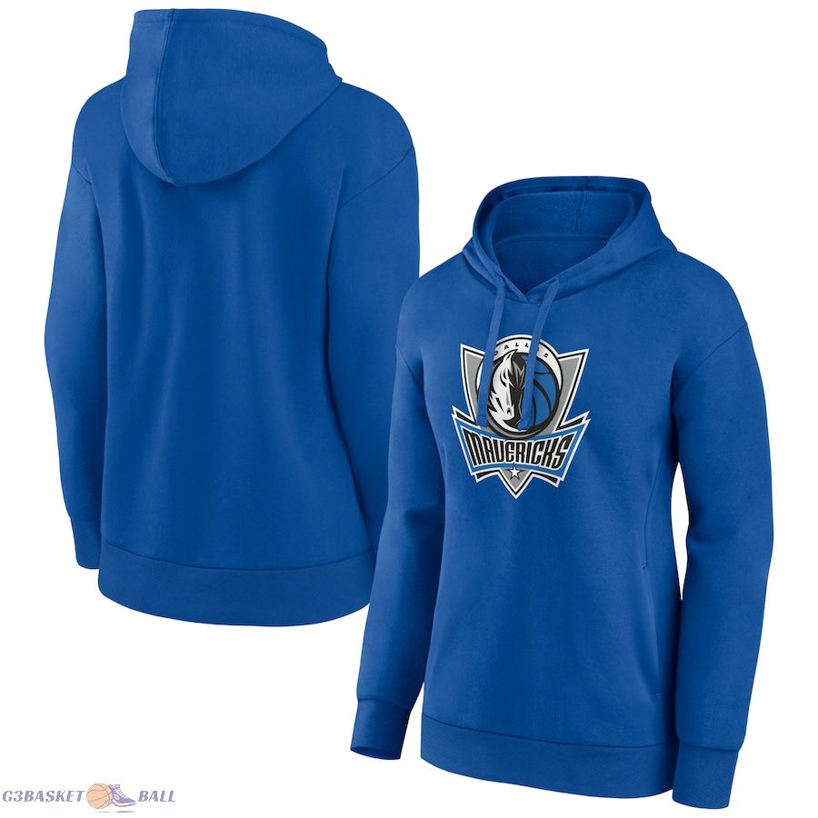 Women's Dallas Mavericks Blue Alternate Logo Pullover Hoodie