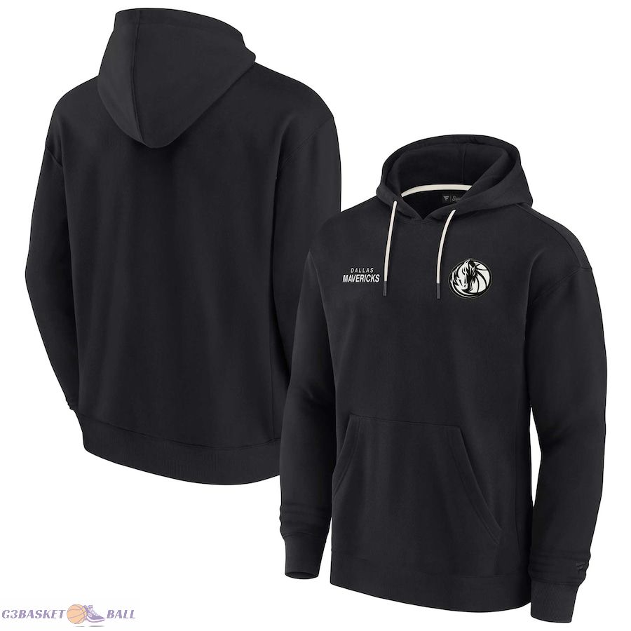 Unisex Dallas Mavericks Fanatics Black Elements Super Soft Fleece Pullover Hoodie