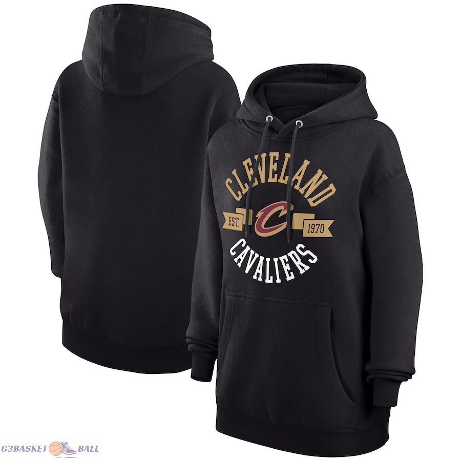 Women's Cleveland Cavaliers G-III 4Her by Carl Banks Black City Pullover Hoodie