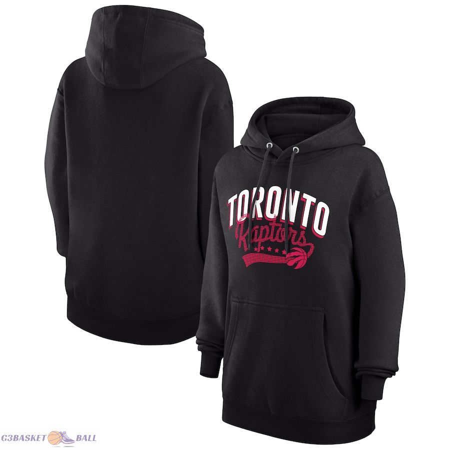 Women's Toronto Raptors G-III 4Her by Carl Banks Black Filigree Logo Pullover Hoodie