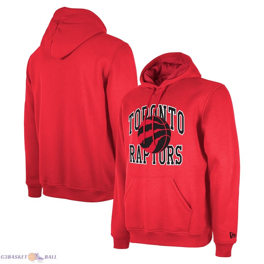 Unisex Toronto Raptors New Era Red 2023/24 Season Tip-Off Edition Pullover Hoodie