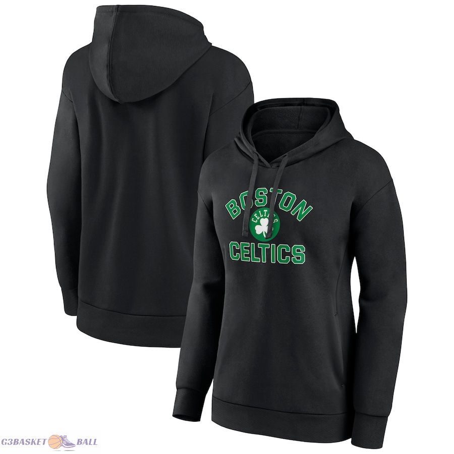 Women's Boston Celtics Black Overtime Pullover Hoodie