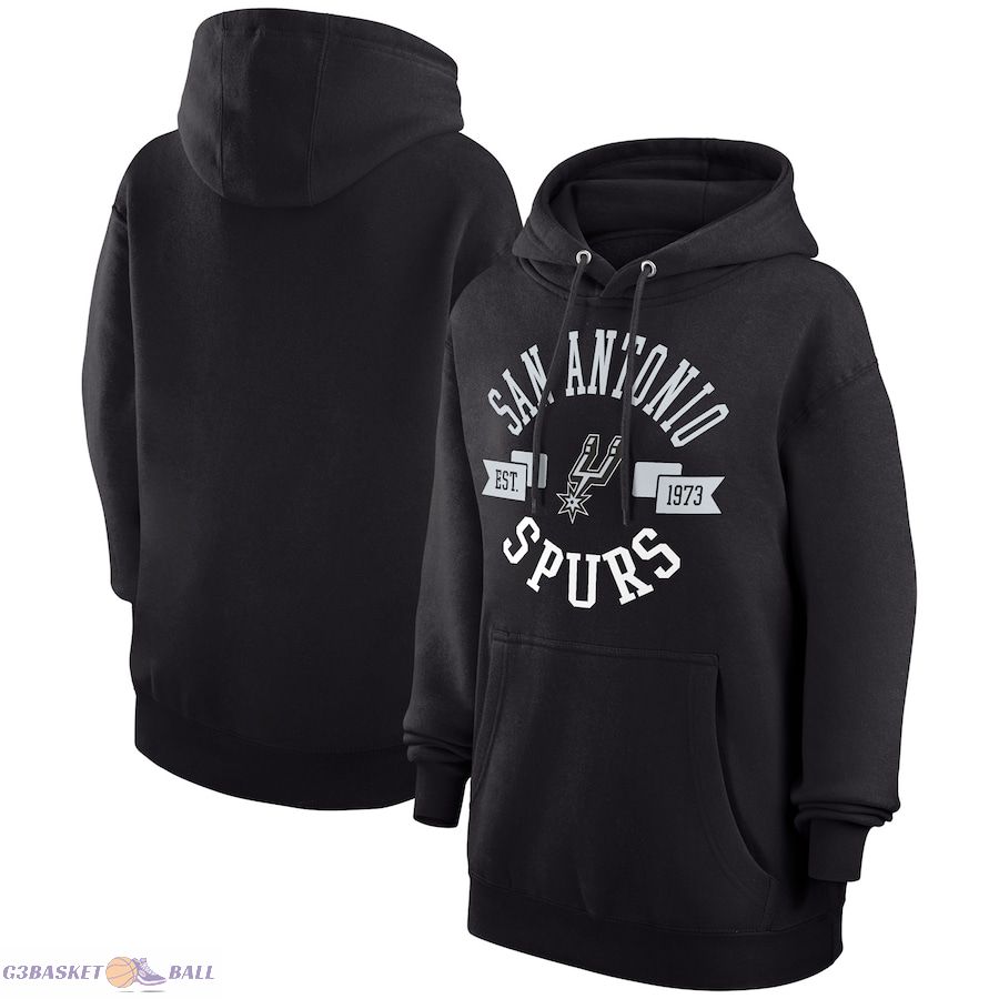 Women's San Antonio Spurs G-III 4Her by Carl Banks Black City Pullover Hoodie