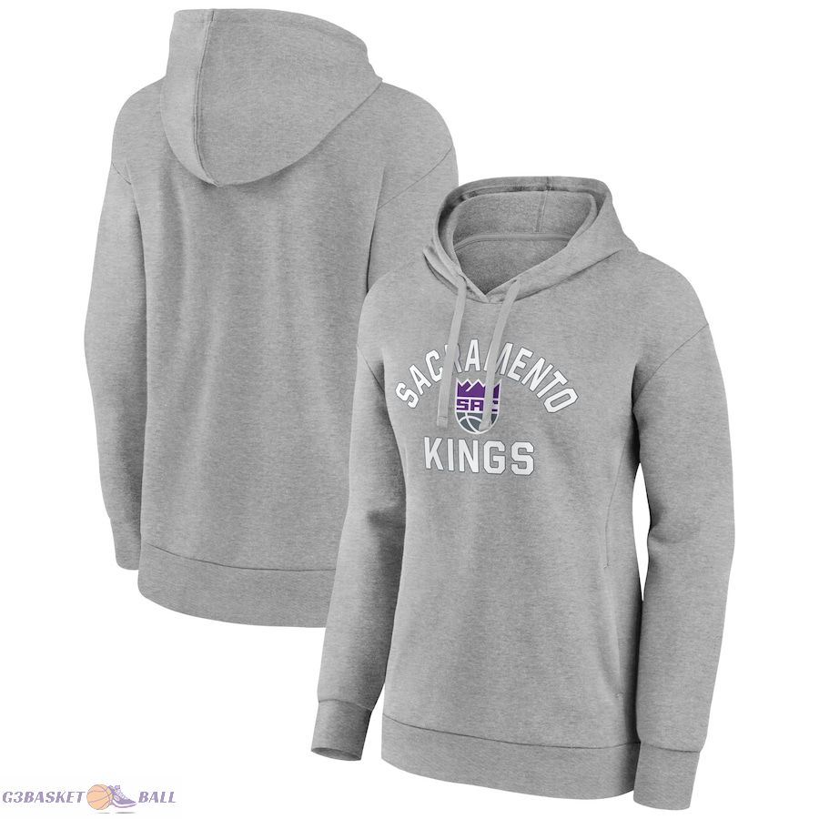 Women's Sacramento Kings Gray Overtime Pullover Hoodie