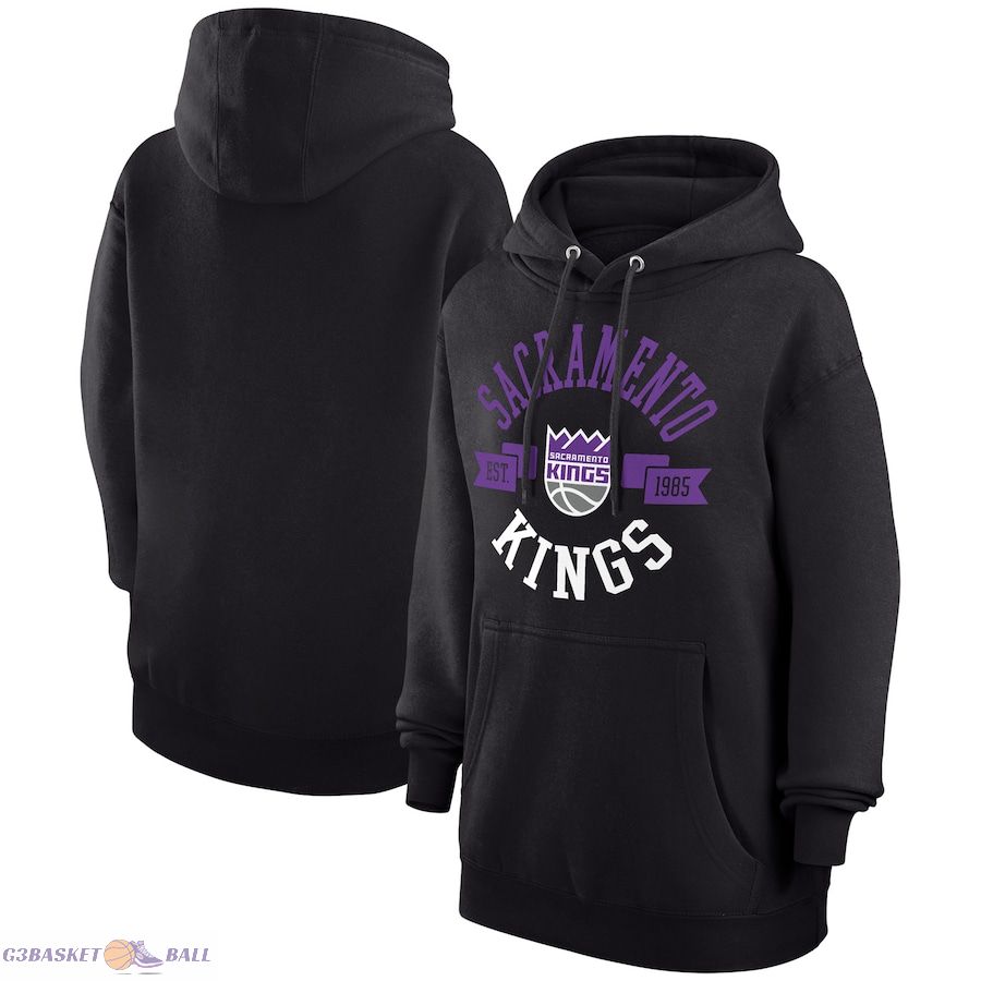 Women's Sacramento Kings G-III 4Her by Carl Banks Black City Pullover Hoodie