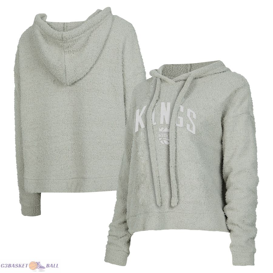 Women's Sacramento Kings Concepts Sport Gray {Ventura Comfy Pullover Hoodie