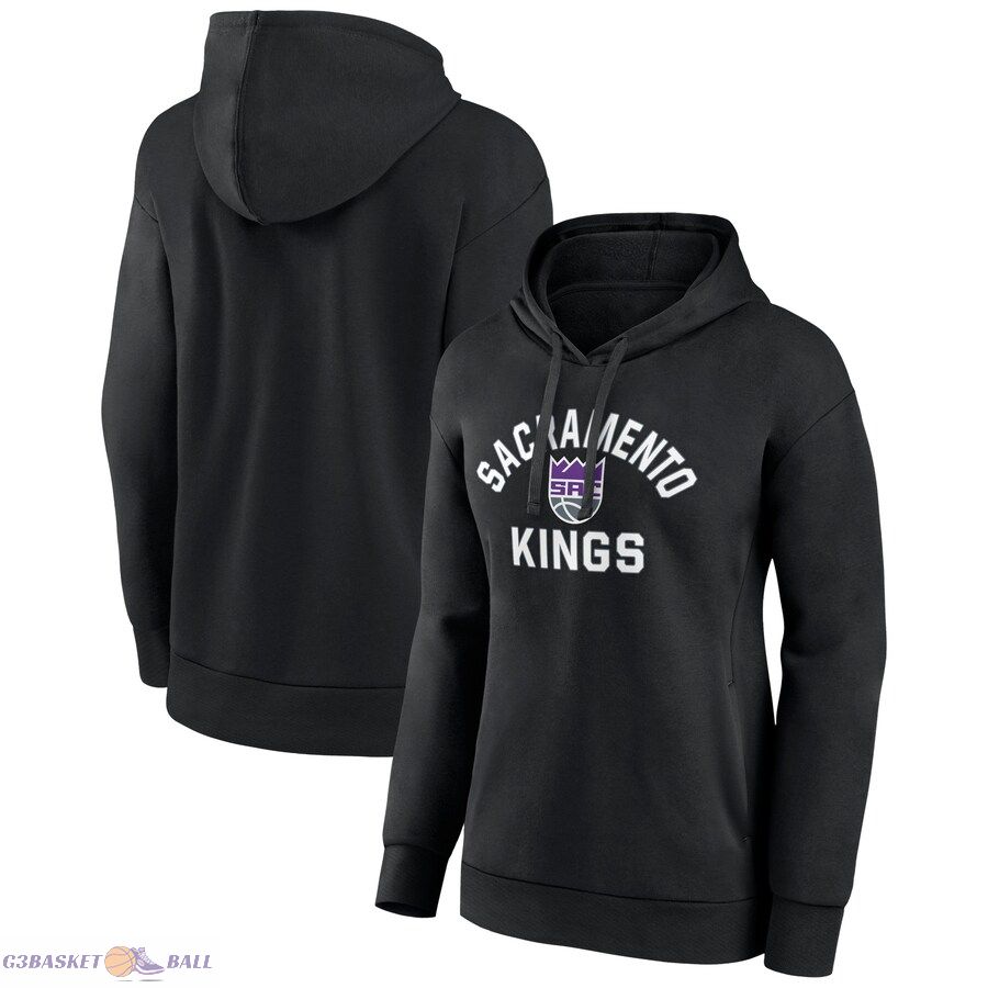 Women's Sacramento Kings Black Overtime Pullover Hoodie