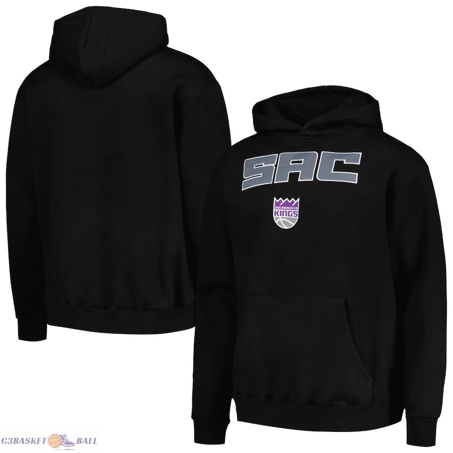 Unisex Sacramento Kings Stadium Essentials Black Terrace Pullover Hoodie