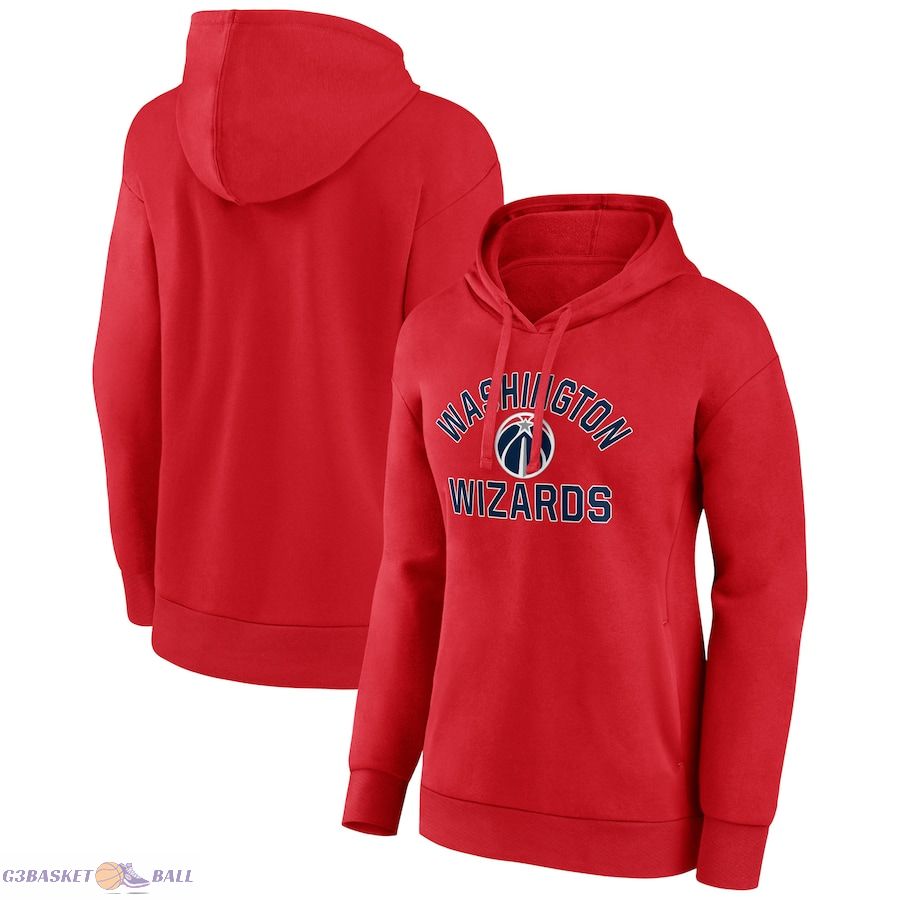 Women's Washington Wizards Red Overtime Pullover Hoodie