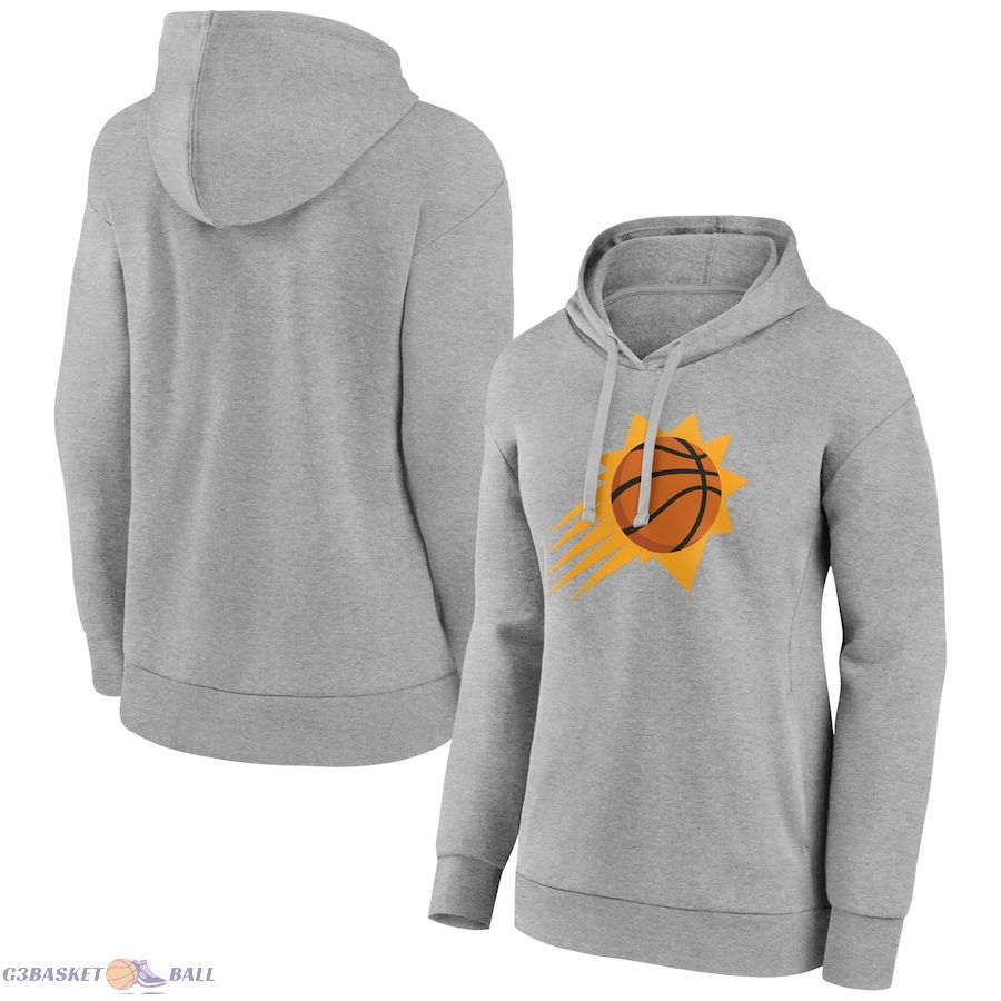 Women's Phoenix Suns Gray Alternate Logo Pullover Hoodie