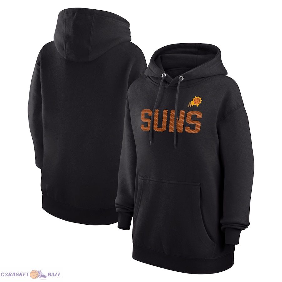 Women's Phoenix Suns G-III 4Her by Carl Banks Black Dot Print Pullover Hoodie