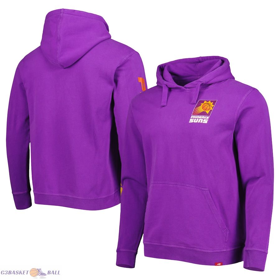 Unisex Phoenix Suns Sportiqe Purple Hardwood Classics Blake Elevated Pullover Hoodie