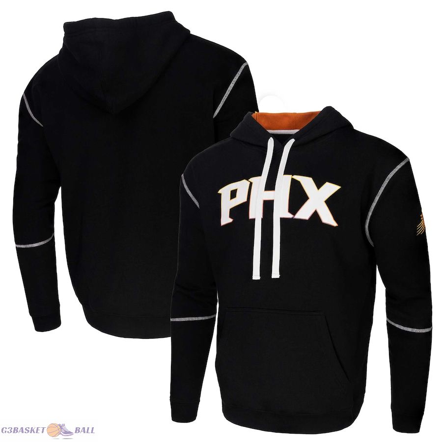 Unisex Stadium Essentials Phoenix Suns Black Monument Pullover Hoodie