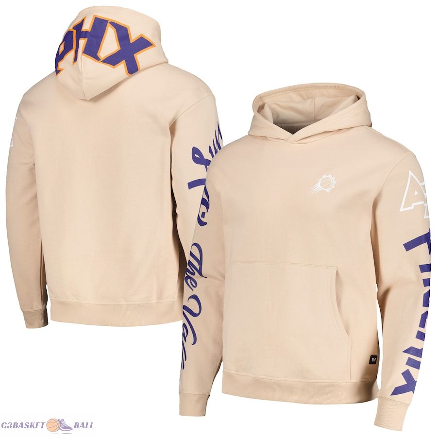 Men's Phoenix Suns The Wild Collective Cream Graffiti Pullover Hoodie