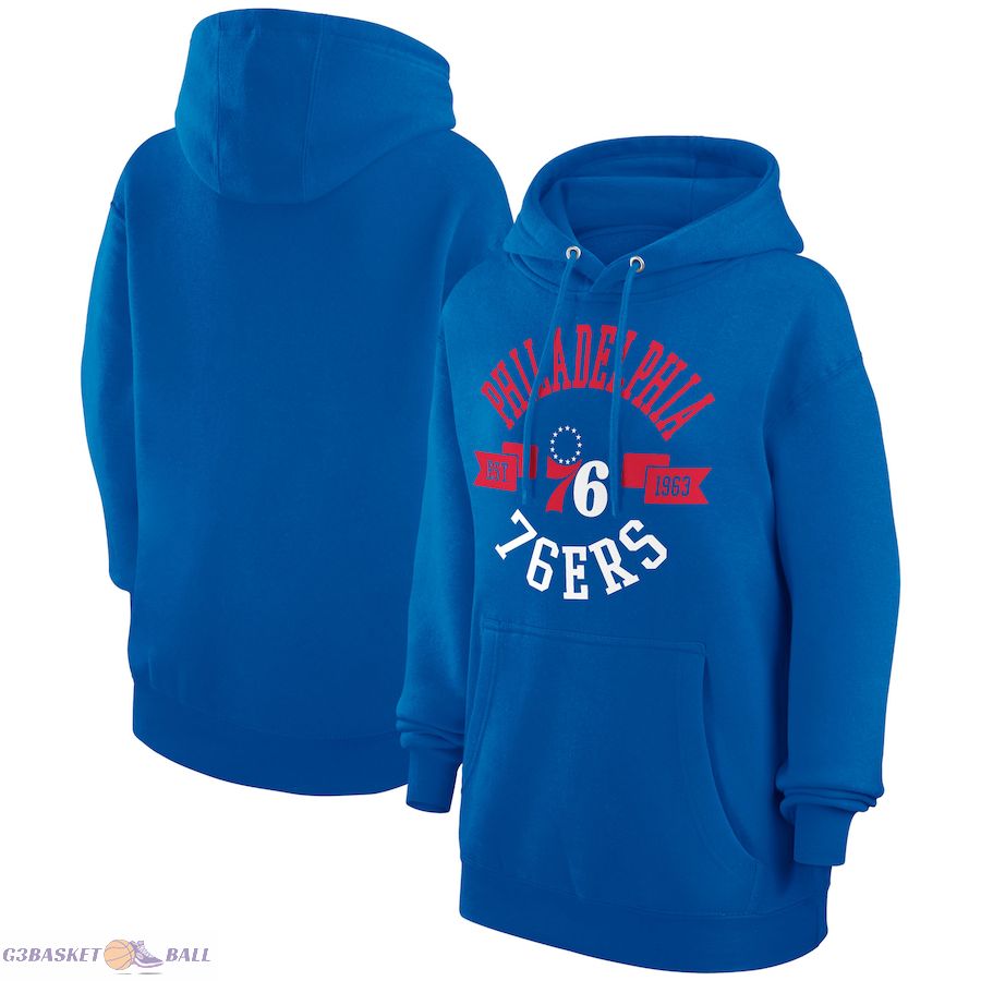 Women's Philadelphia 76ers G-III 4Her by Carl Banks Royal City Pullover Hoodie