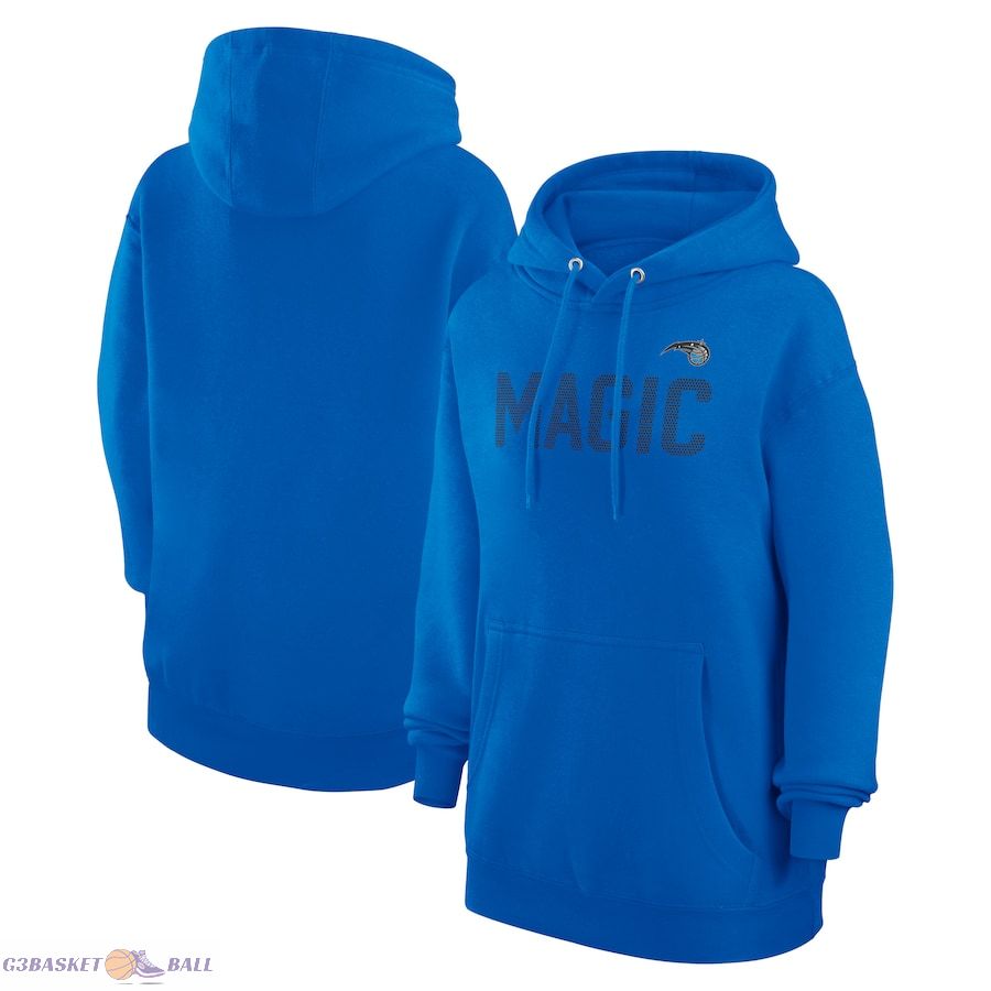 Women's Orlando Magic G-III 4Her by Carl Banks Blue Dot Print Pullover Hoodie