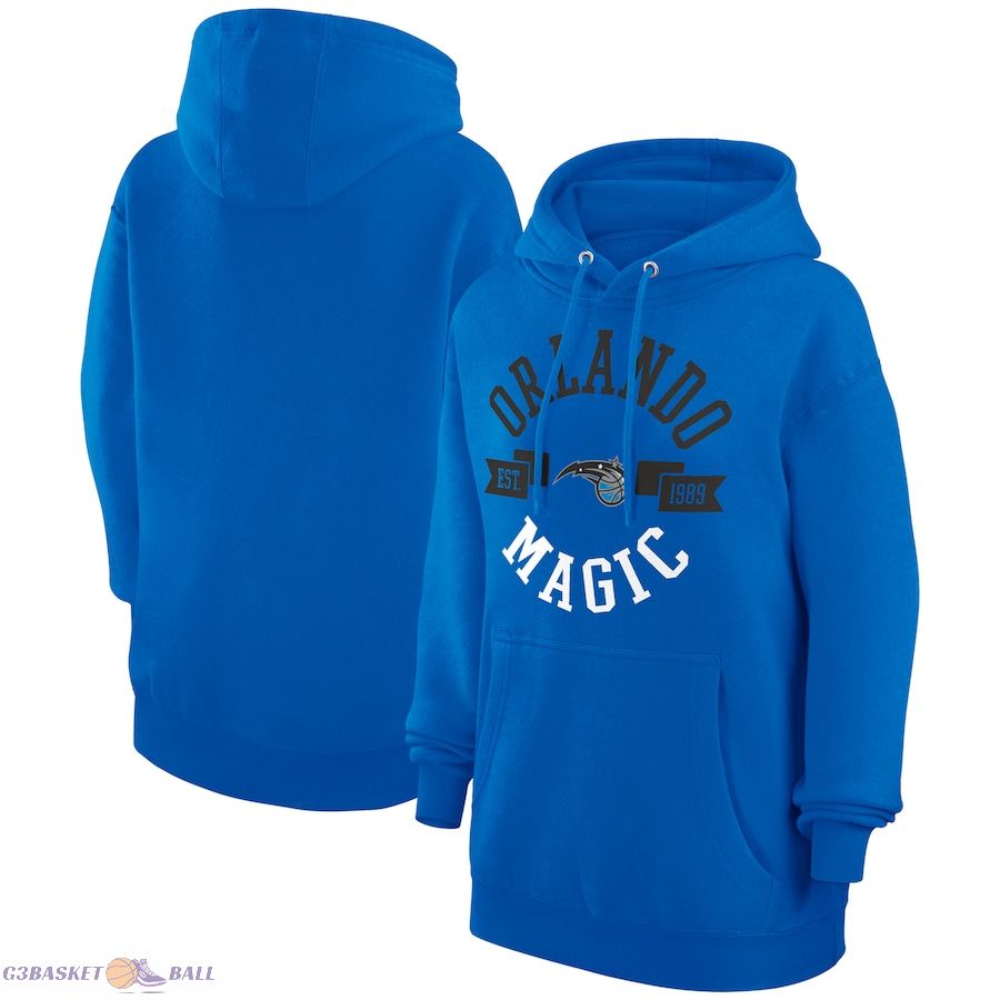 Women's Orlando Magic G-III 4Her by Carl Banks Blue City Pullover Hoodie