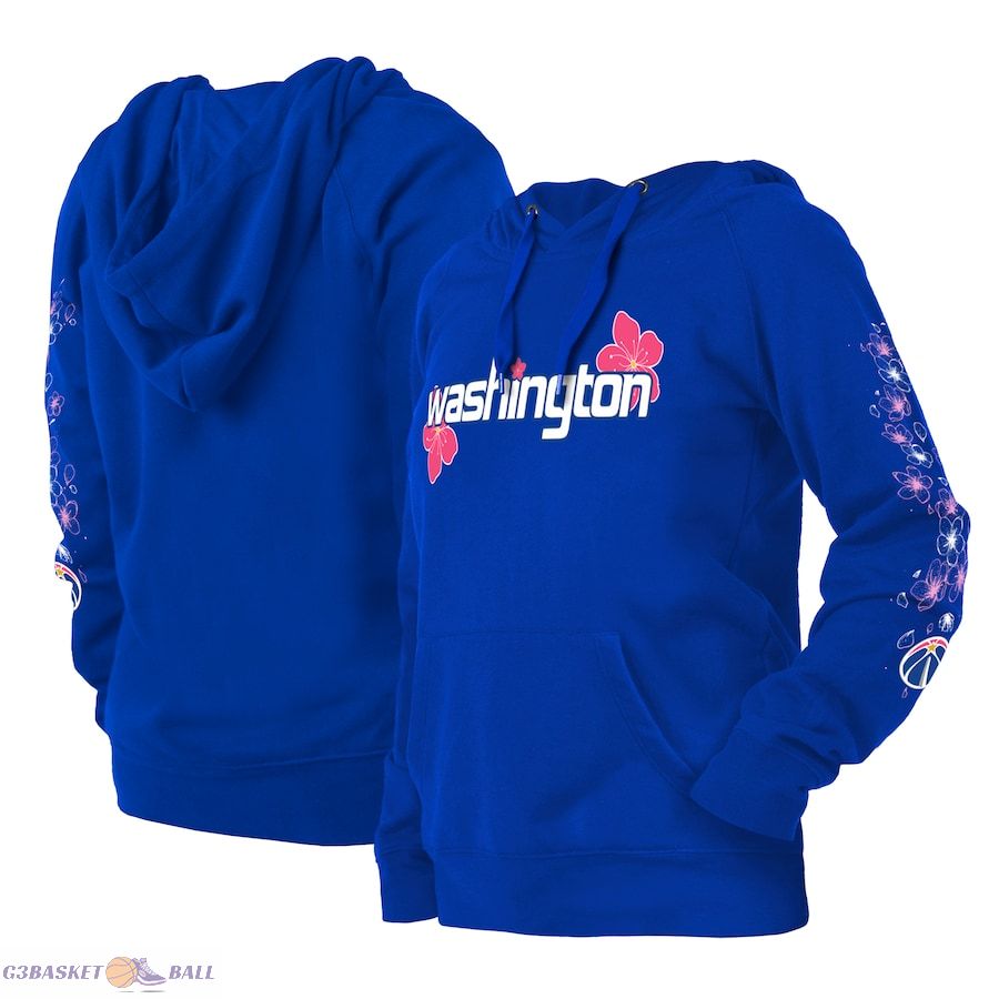 Women's Washington Wizards New Era Royal 2022/23 City Edition Pullover Hoodie